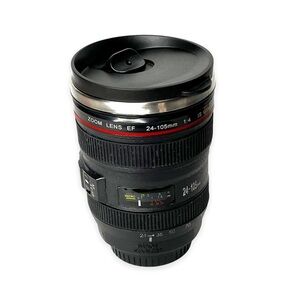 SLR Camera Lens Travel Mug Camera Lens Coffee 12 oz. Mug with Lid